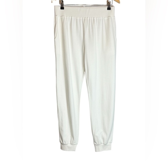 Young Fabulous Broke Jogger Pants Size Large Pockets Pull On Relaxed White - Picture 2 of 8